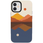 Opposites Attract | Day & Night Colorblock Mountains Case iPhone Case get.casely Bold iPhone 12