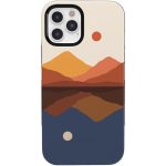 Opposites Attract | Day & Night Colorblock Mountains Case iPhone Case get.casely Bold iPhone 12 Pro Max