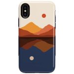 Opposites Attract | Day & Night Colorblock Mountains Case iPhone Case get.casely Bold iPhone XS Max