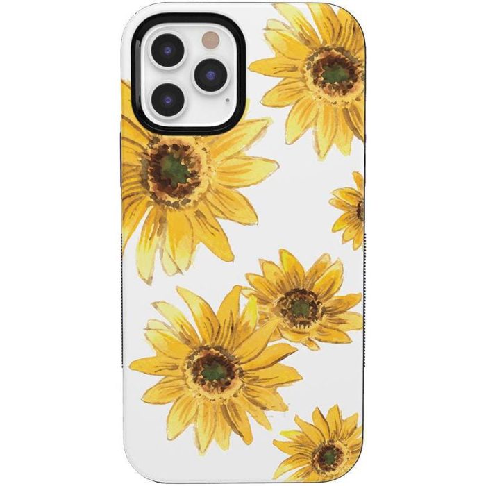 Golden Garden | Yellow Sunflower Floral Case iPhone Case get.casely Bold iPhone 12 Pro