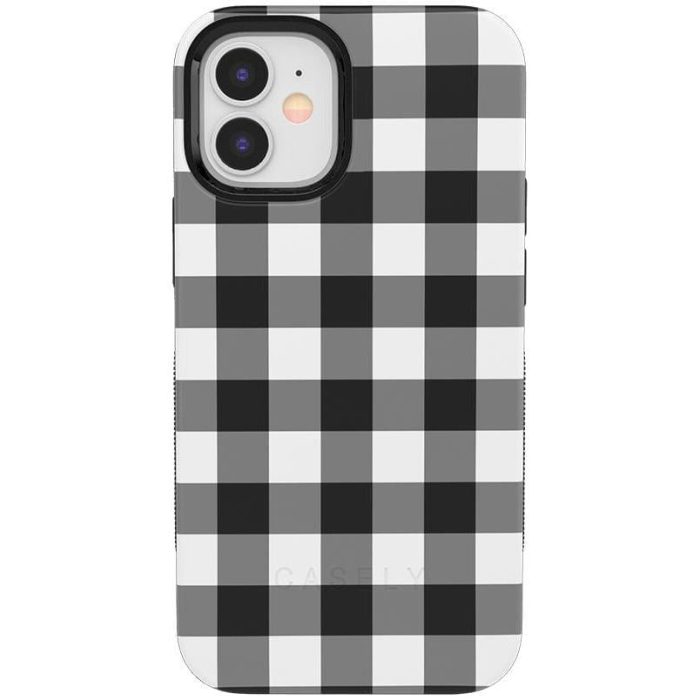 Check Me Out | Checkerboard Case iPhone Case get.casely Bold iPhone 12 Mini