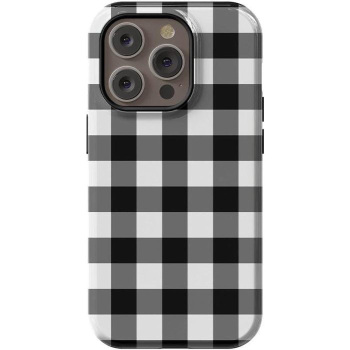 Check Me Out | Checkerboard Case iPhone Case get.casely Essential + MagSafe® iPhone 14 Pro