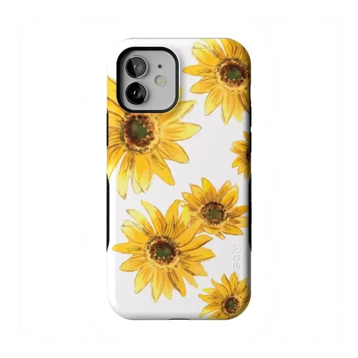 Golden Garden | Yellow Sunflower Floral Case iPhone Case get.casely Bold Flex + MagSafe® iPhone 12