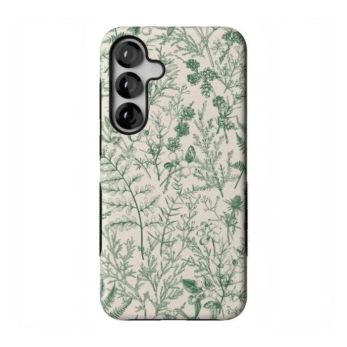 Sage Garden | Green Floral Case iPhone Case get.casely Bold Flex + MagSafe® Galaxy S25 Plus