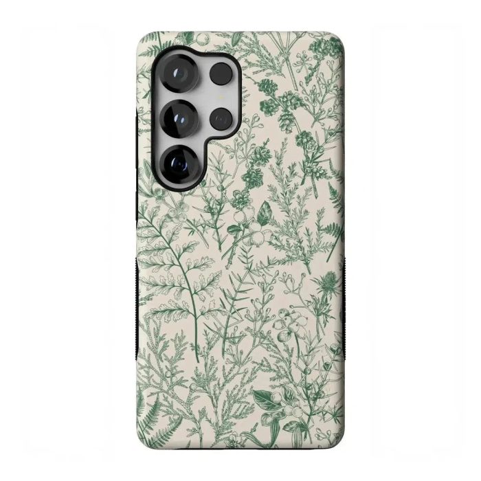 Sage Garden | Green Floral Case iPhone Case get.casely Bold Flex + MagSafe® Galaxy S25 Ultra